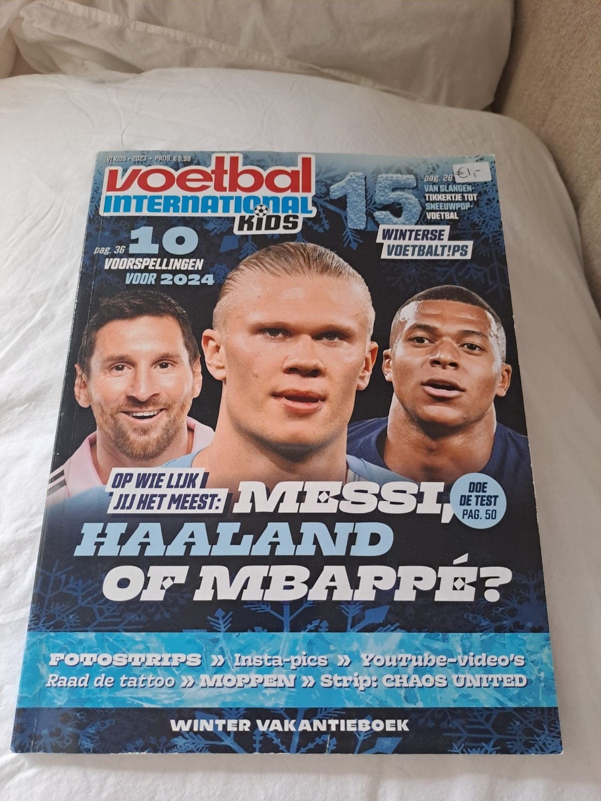 Voetbal International Kids: Messi, Haaland of Mbappé?, Ophalen of Verzenden, Zo goed als nieuw, Sport en Vrije tijd