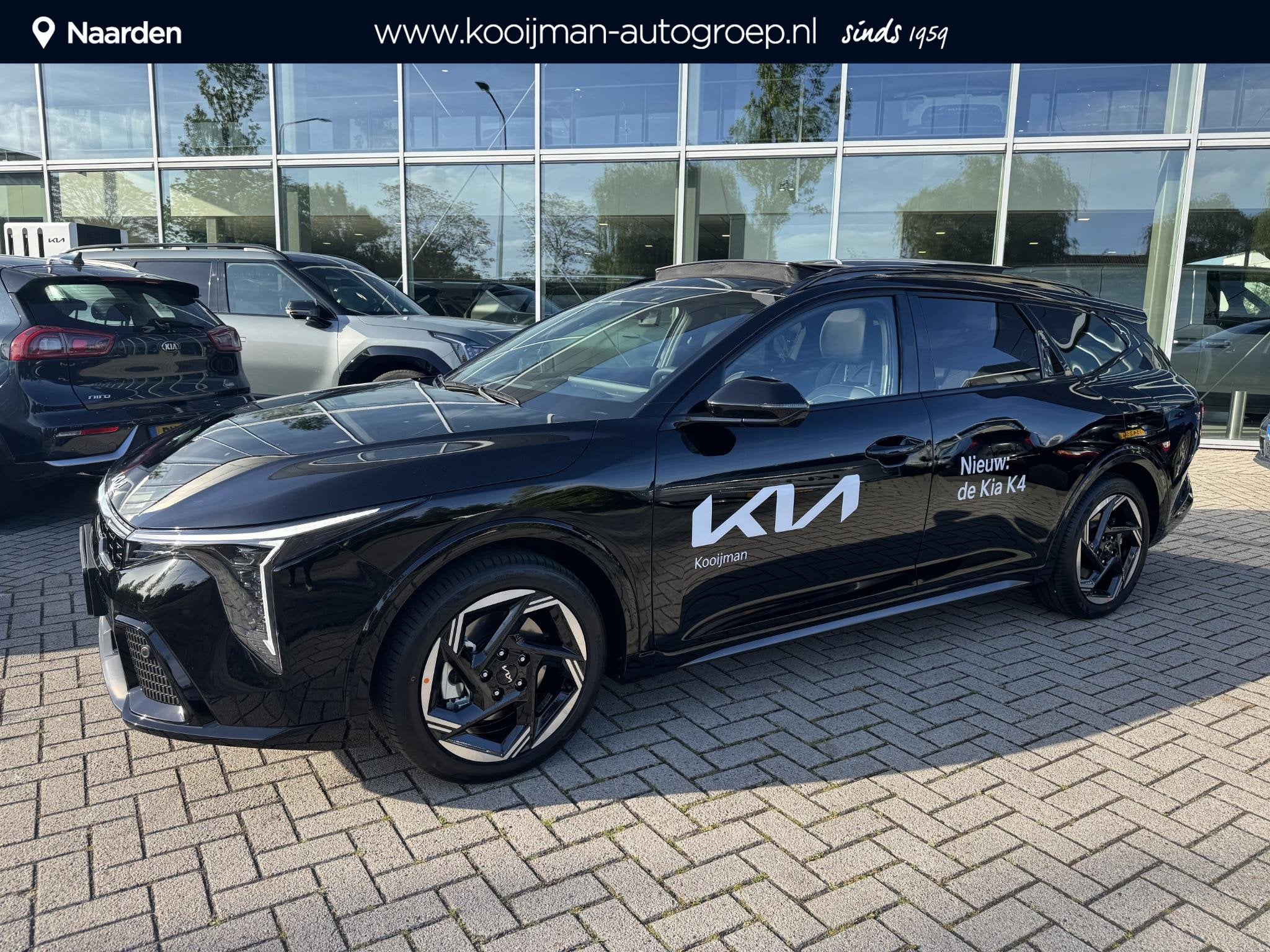 Kia K4 Sportswagon 1.0 T-GDi MHEV GT-Line Launch Edition, Auto's, Kia, Gebruikt, Zwart, Origineel Nederlands, 3 cilinders