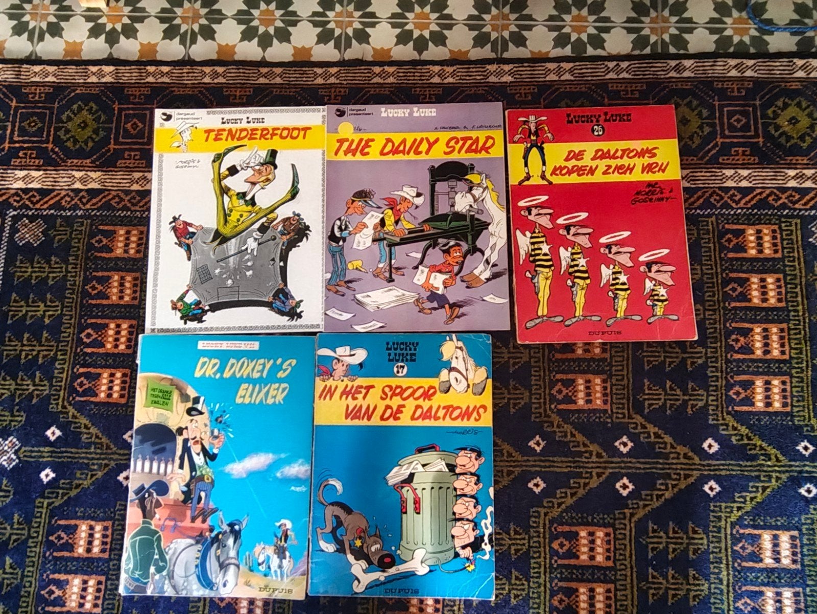 Lucky Luke stripboeken., Meerdere stripboeken, Ophalen of Verzenden