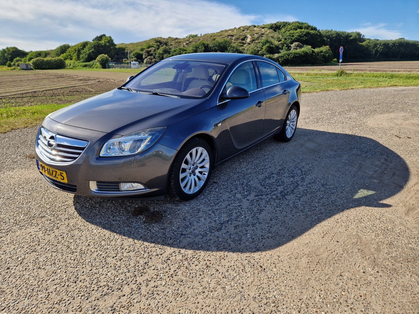 Opel Insignia 2.0 Turbo 162KW 5-DRS AUT 2009 Grijs, Auto's, 1998 cc, 4 cilinders, 93 €/maand, 1700 kg