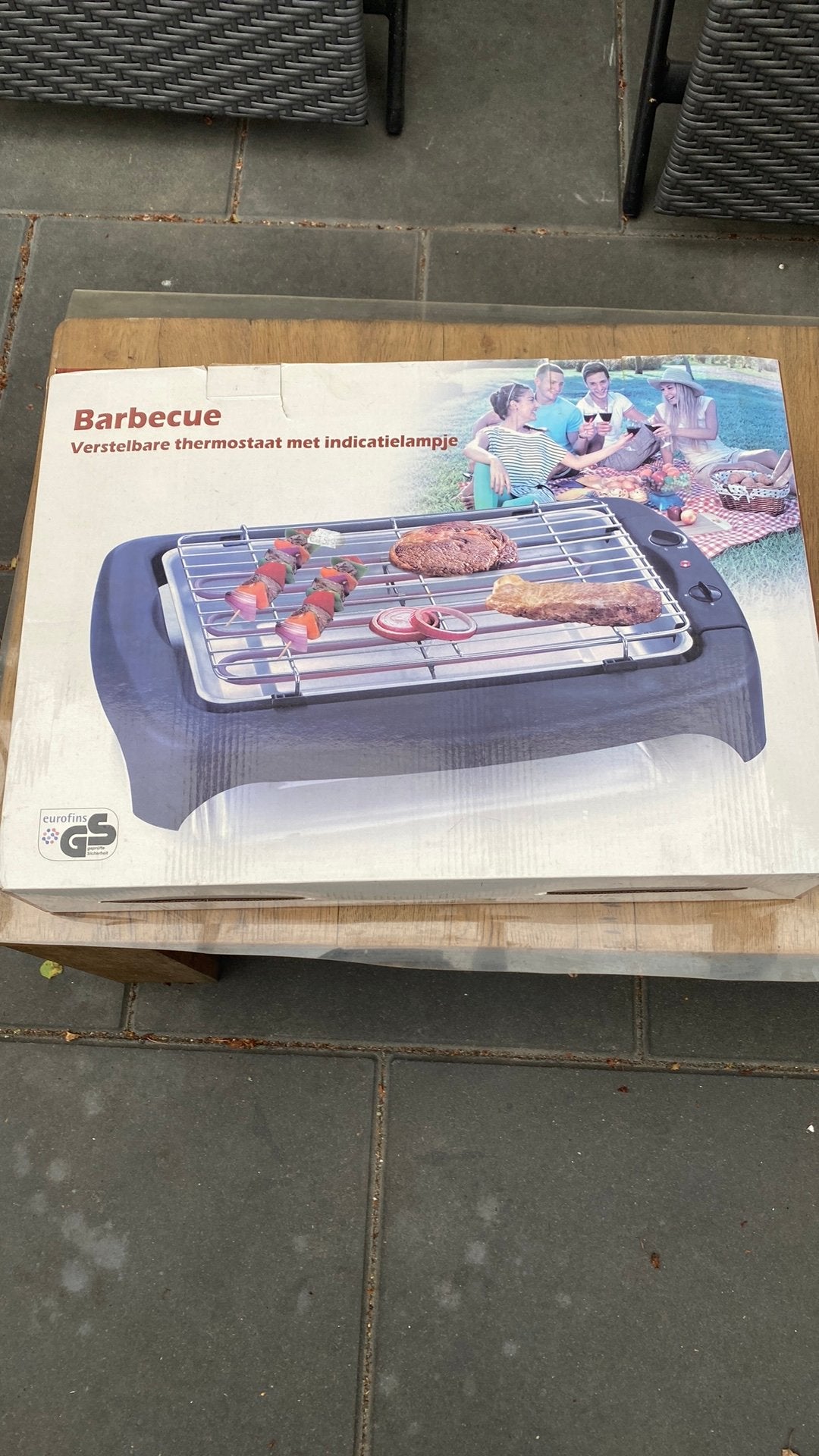 Elektrische Barbecue met Thermostaat, Ophalen of Verzenden, Gebruikt