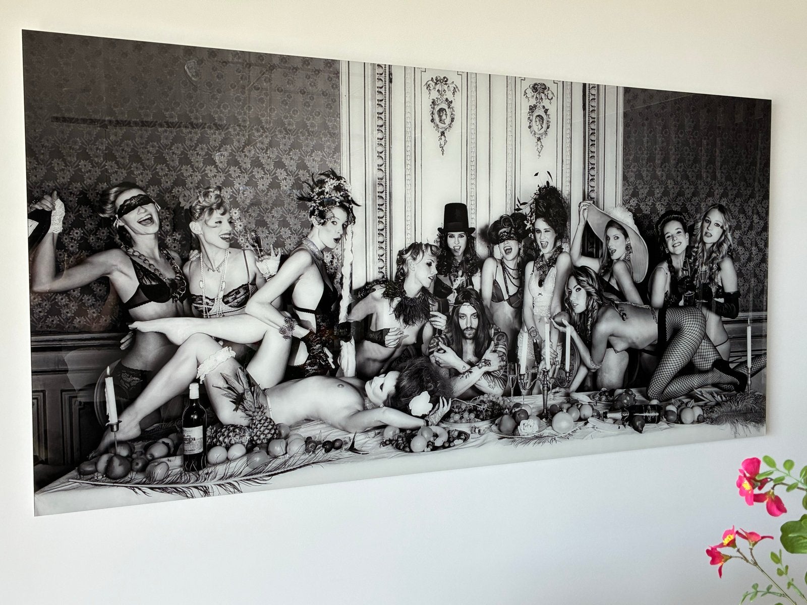 Jordi Gomez - Last Supper op Plexiglas - Onbeschadigd, Figuren, Kunststof, Print, Ophalen