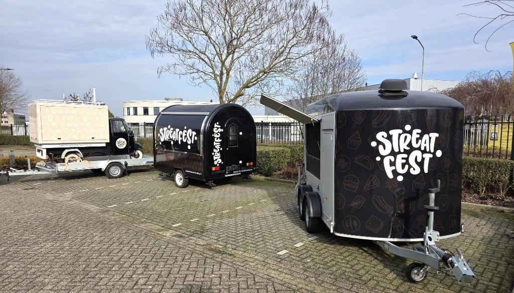 Foodtruck formule piaggio, bolletje en verkoopaanhanger izgs, Ophalen