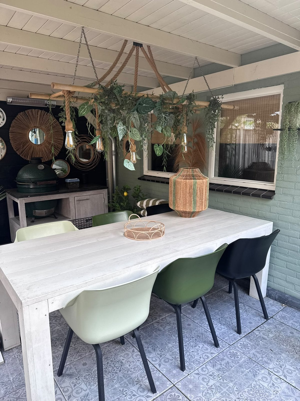 Hartman stoelen 6x plus tuintafel, Tuin en Terras, Ophalen, Kunststof, Eettafel, 6 zitplaatsen