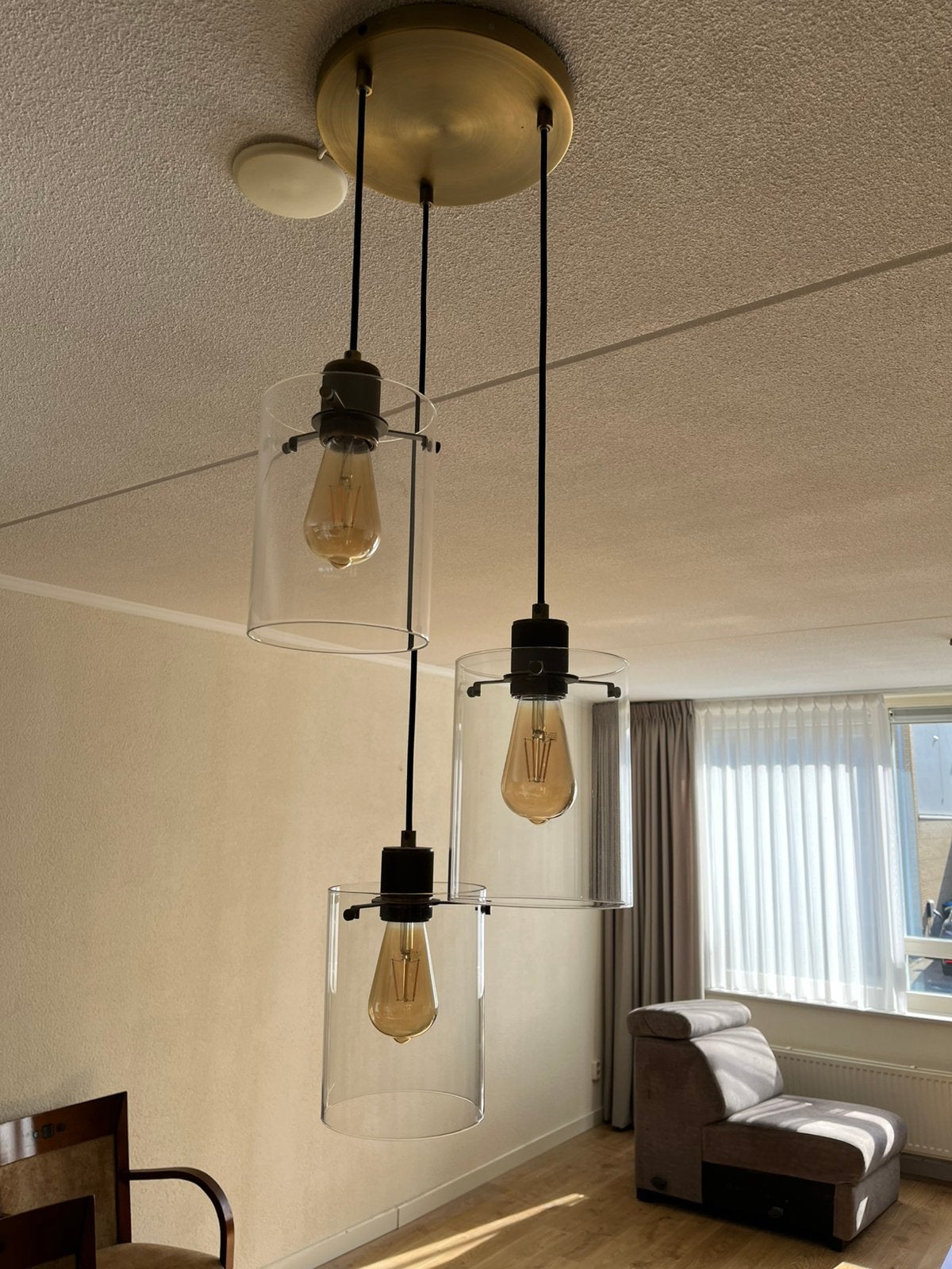 Hanglamp brons, Ophalen, Zo goed als nieuw