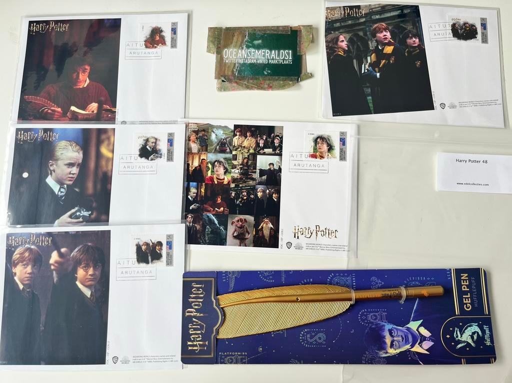 Harry potter postzegels en pen, Verzenden, Zo goed als nieuw, Balpen, Overige merken