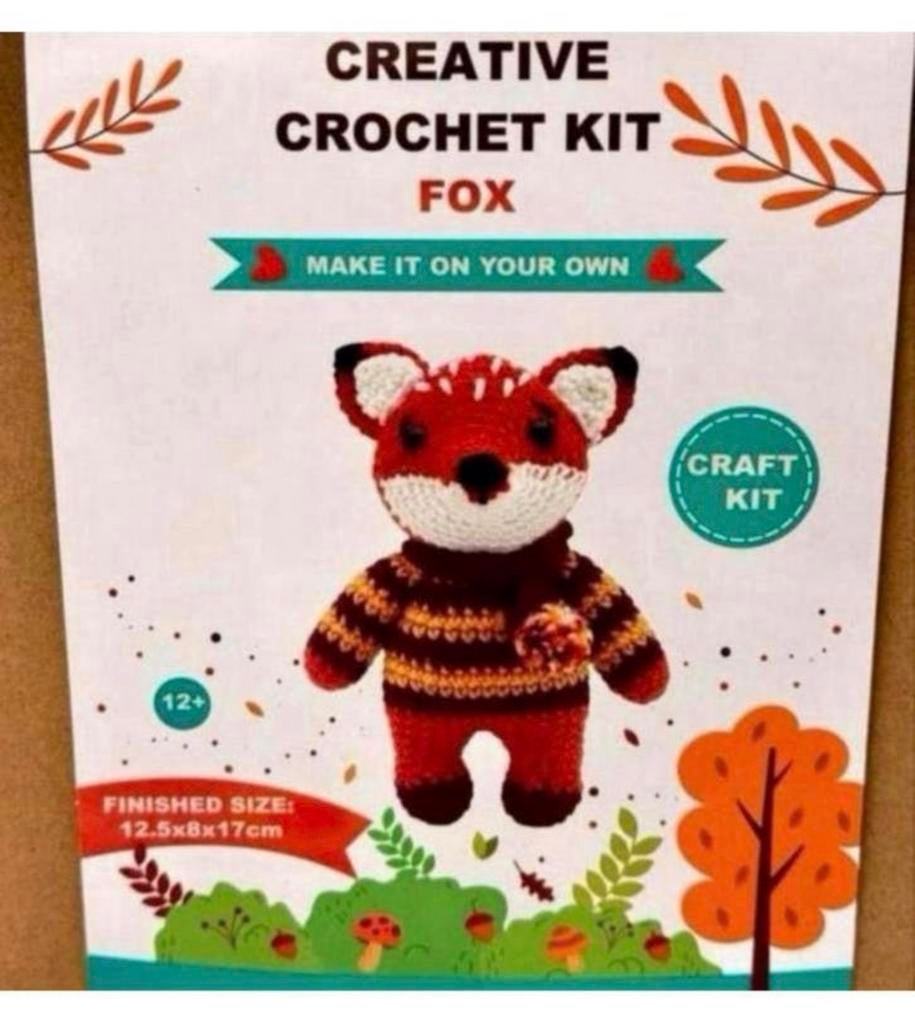 Creatieve knutselkit 12+ haken breien kind Vos Dier cadeau, Nieuw, Ophalen of Verzenden, H, H