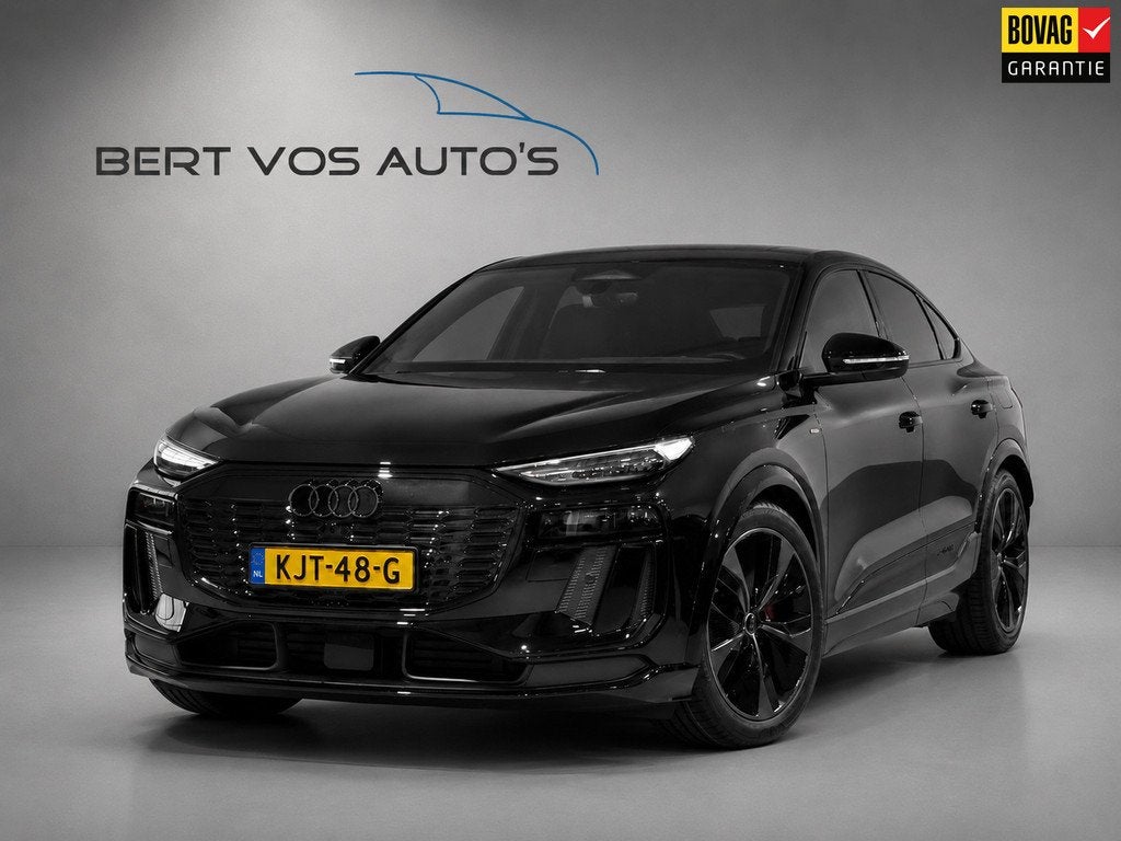 Audi Q6 Sportback e-tron S edition performance 100 kWh, Auto's, Audi, Automaat, Gebruikt, Zwart, Zwart