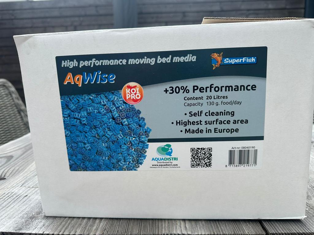 AQ Wise Performance moving bed media, Dieren en Toebehoren, Ophalen, Zo goed als nieuw, Plant(en), Steen of Hout