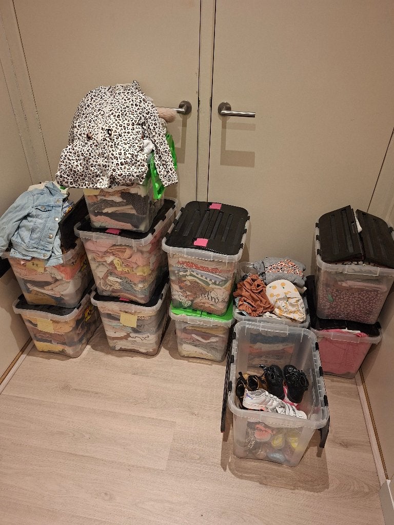 Kinderkledingpakket, Ophalen, Gebruikt