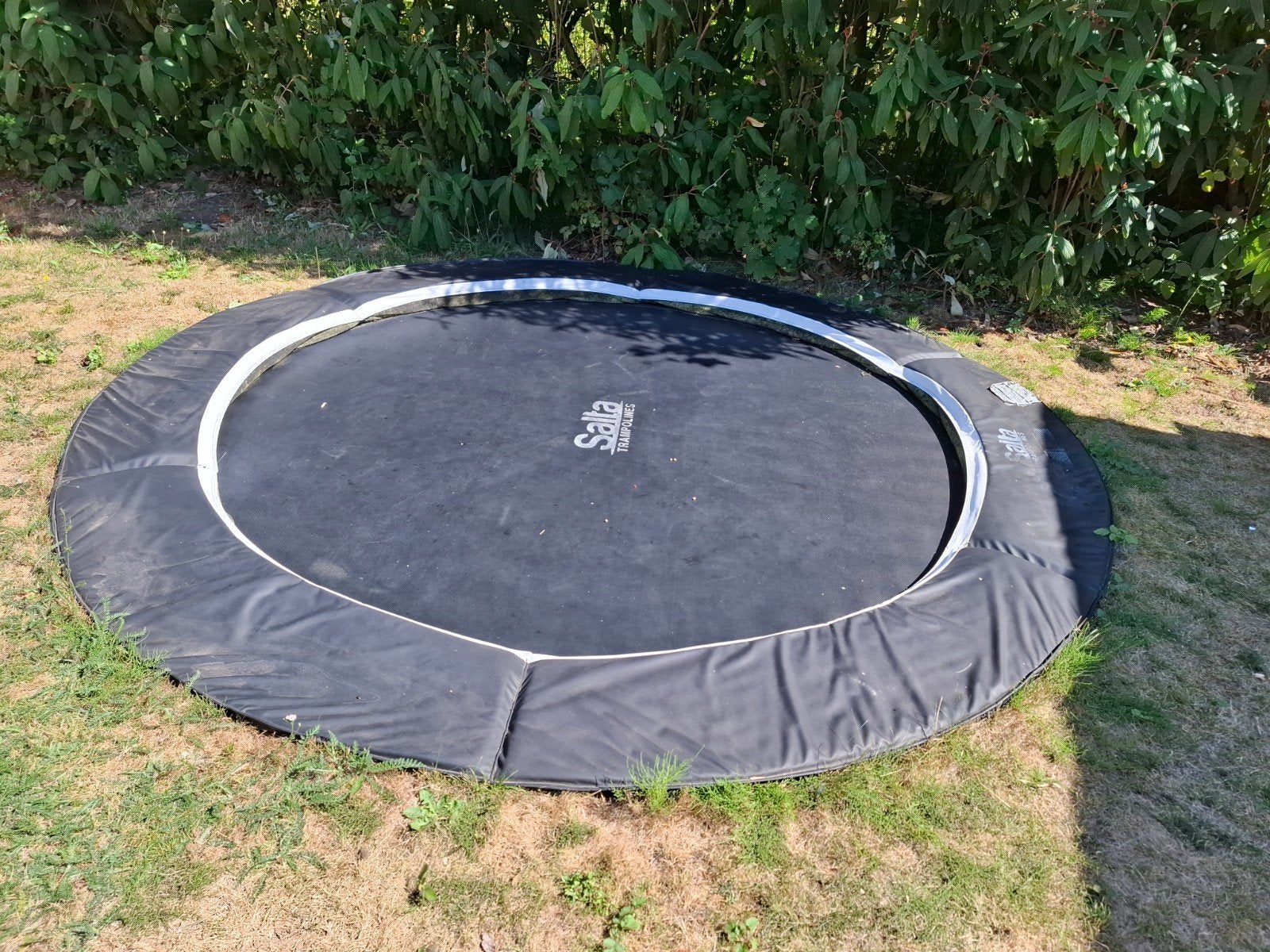 Salta inground trampoline rond, Ophalen, Gebruikt