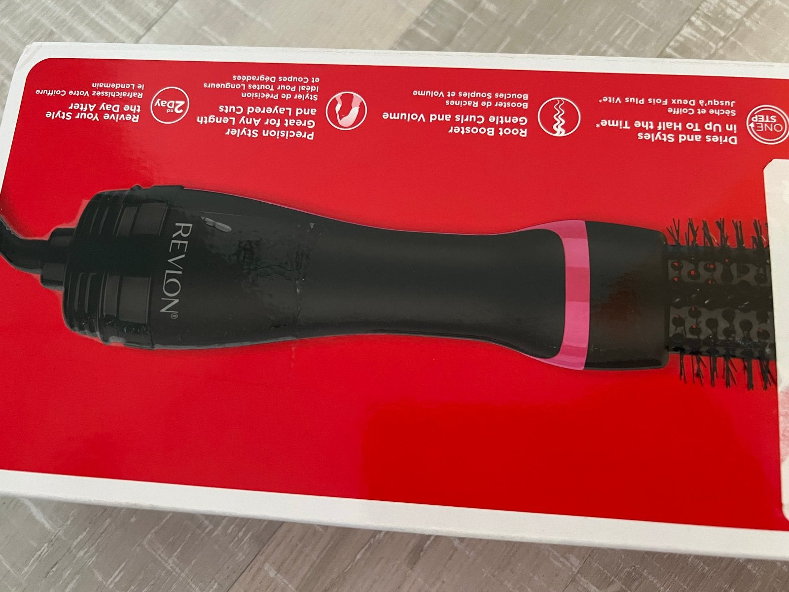 Revlon One-Step Style Booster Föhnborstel & Styler, Ophalen of Verzenden, Nieuw, Föhn of Haardroger