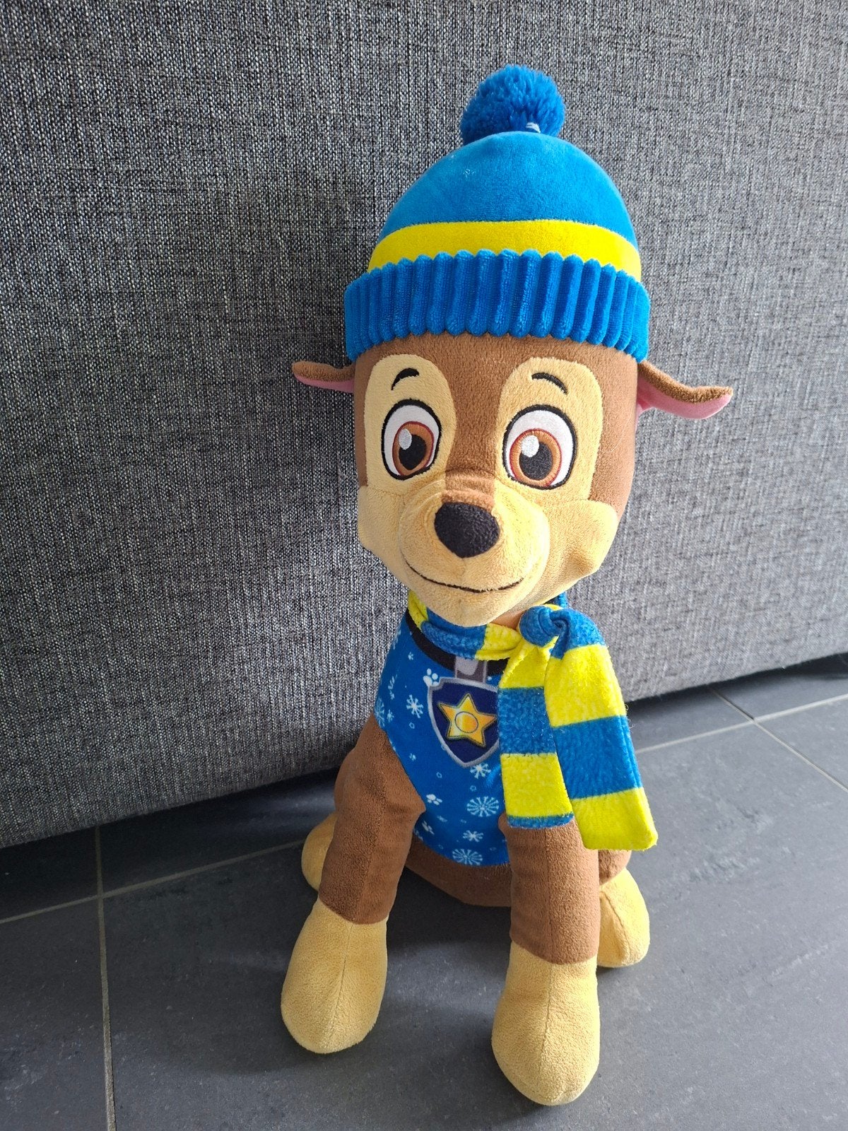 Grote Paw Patrol Chase knuffel, Kinderen en Baby's, Speelgoed | Knuffels en Pluche, Overige merken, Zo goed als nieuw, Middelgroot (20 tot 80 cm)