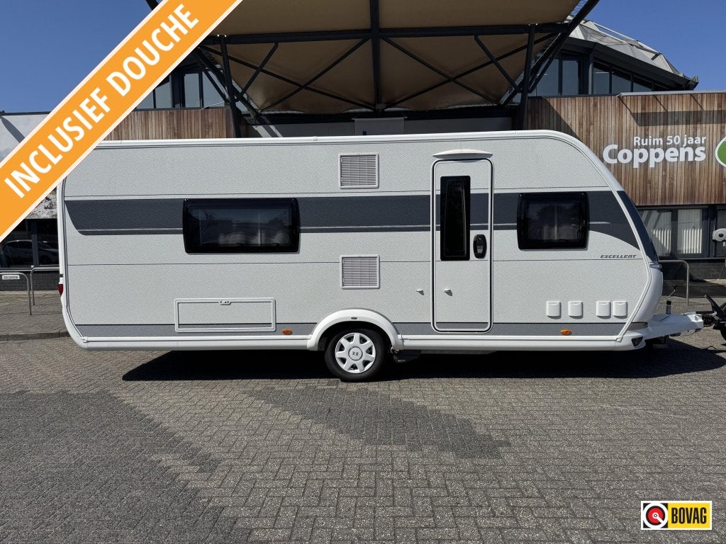Hobby Excellent 560 WFU 2023 NIEUWE TENT + MOVER!, Standaardzit, Hobby, Schokbreker, Bedrijf
