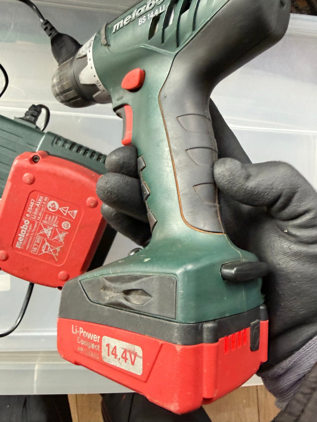 Foto 3 van Metabo BS 14.4 Li Accuboormachine met lader en accu