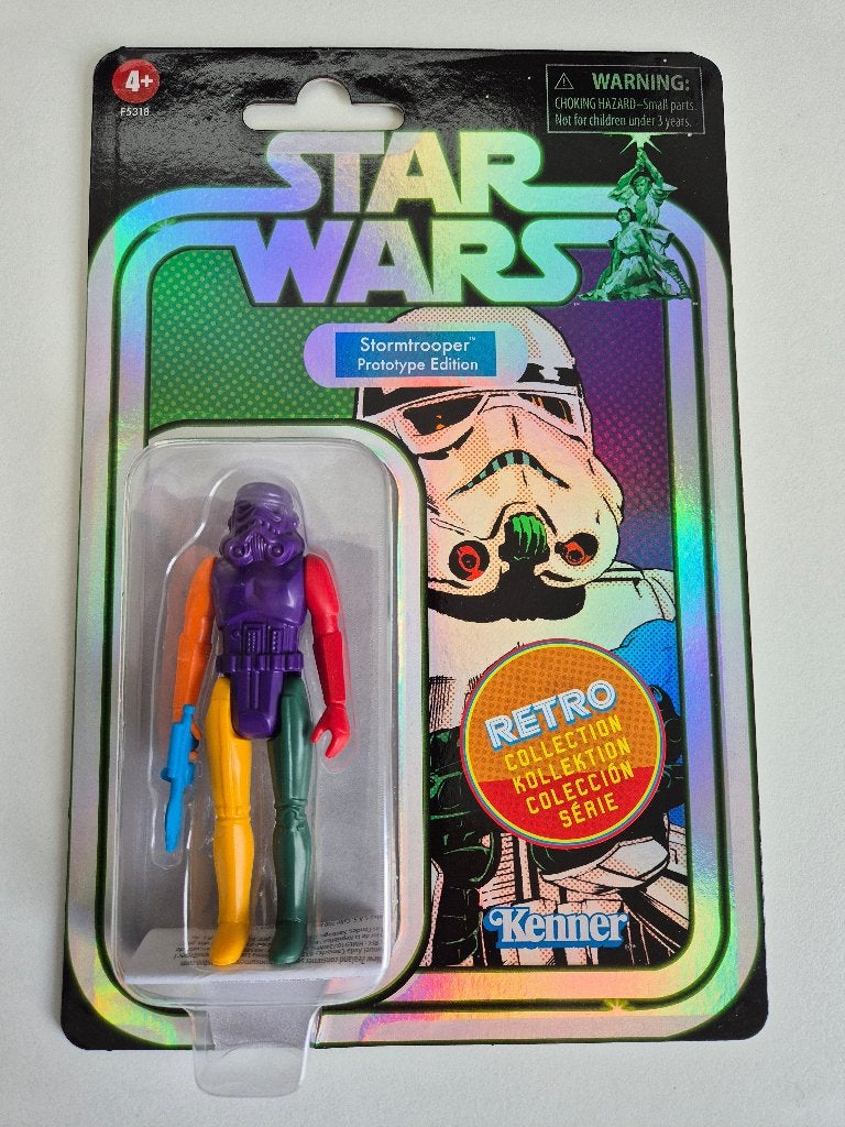 Star Wars Retro Collection Proto Stormtrooper Purple Head, Ophalen of Verzenden, Nieuw, Actiefiguurtje