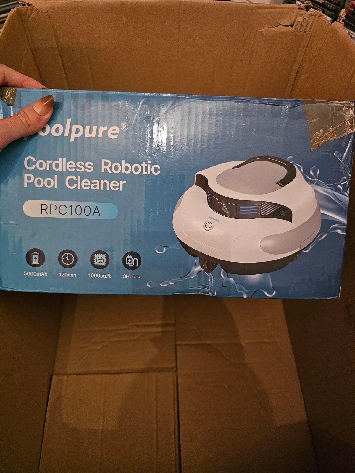 Like New: Poolpure RPC100A Cordless Robotic Pool Cleaner, Ophalen of Verzenden