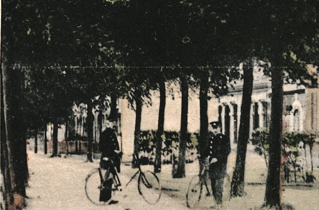 700859 Diemen NH 1921 Oud Diemerlaan Postzegel Afgeweekt, Ophalen of Verzenden, 1920 tot 1940, Gelopen, Noord-Holland