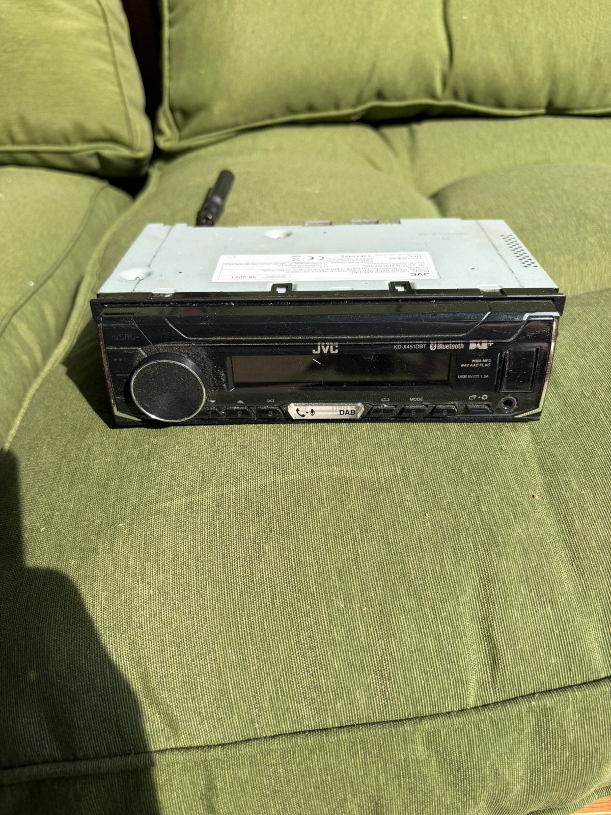 JVC KD-X451DBT – Digital Media Receiver met Bluetooth & DAB+, Ophalen, Zo goed als nieuw