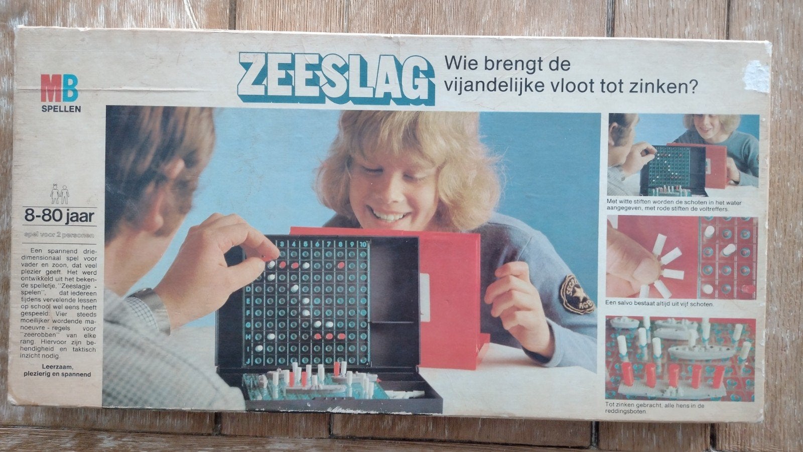 Vintage : Zeeslag, Een of twee spelers, Ophalen, Gebruikt, MB Spellen