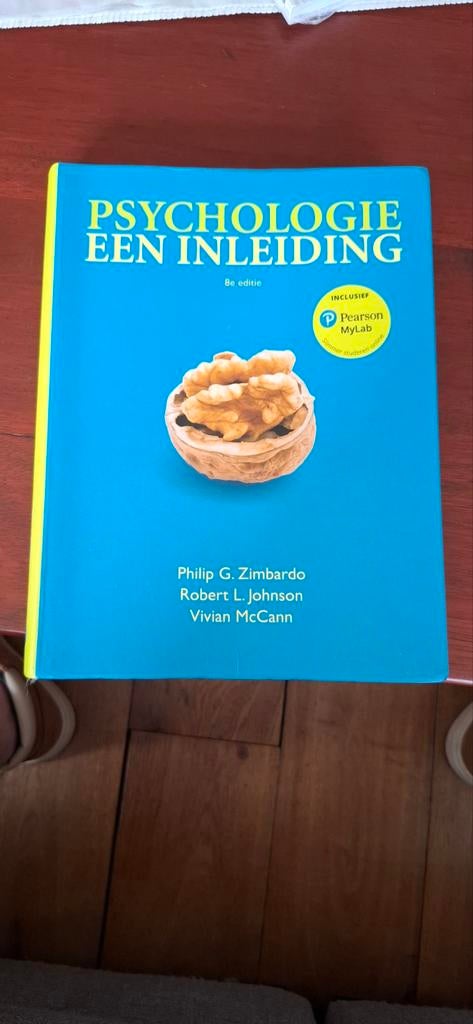 Psychologie een inleiding - Zimbardo (8e editie), Ophalen of Verzenden, Gelezen, Overige onderwerpen, Philip G. Zimbardo, Robert L. Johnson, Vivian McCann