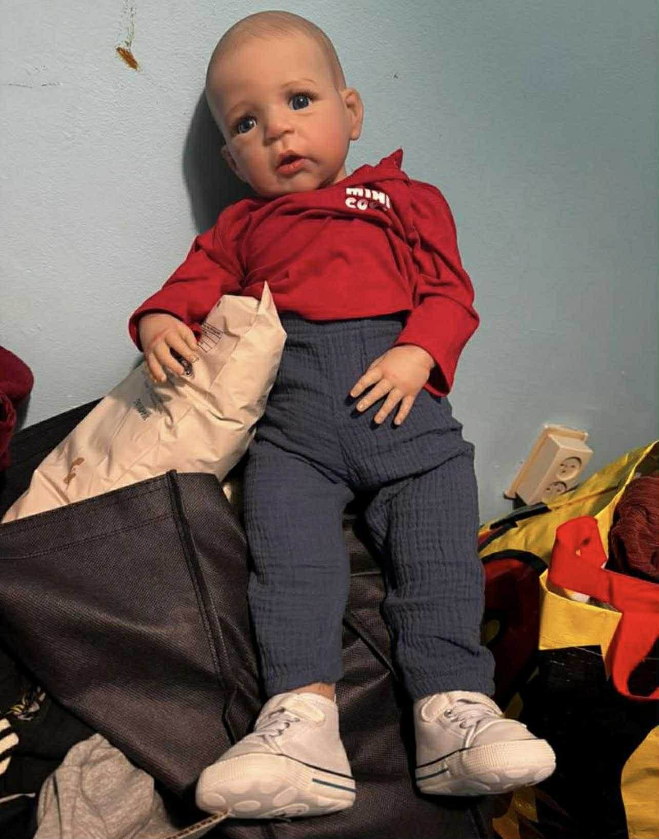 Reborn sandie, Verzamelen, Poppen, Ophalen of Verzenden, Zo goed als nieuw, Pop, Levensecht of Reborn