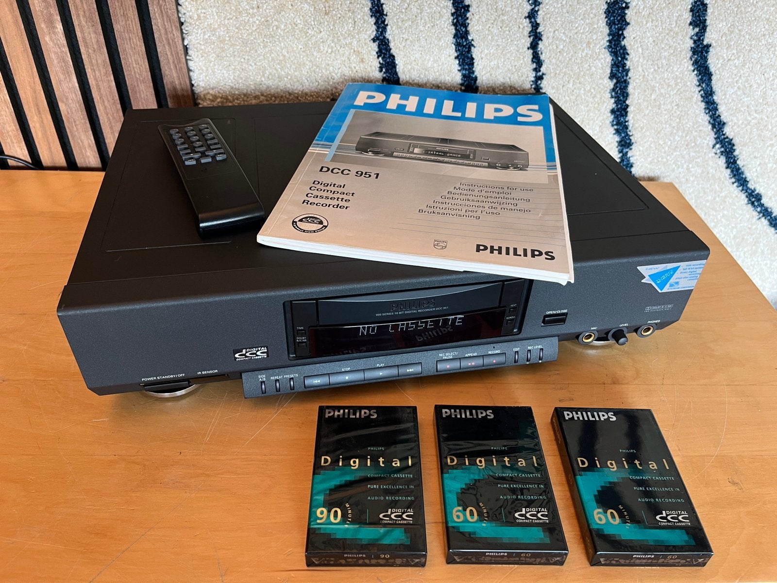 Philips DCC 951 incl toebehoren, Ophalen of Verzenden, Philips