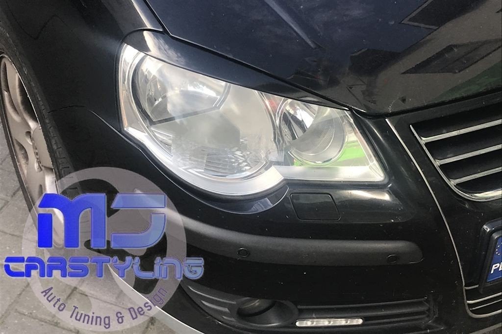 VW Polo MK4 [9N3] – Koplampspoilers, Ophalen of Verzenden, MJ-Carstyling, Info@mj-carstyling.net, Sibeliusstraat 81 5011JH Tilburg