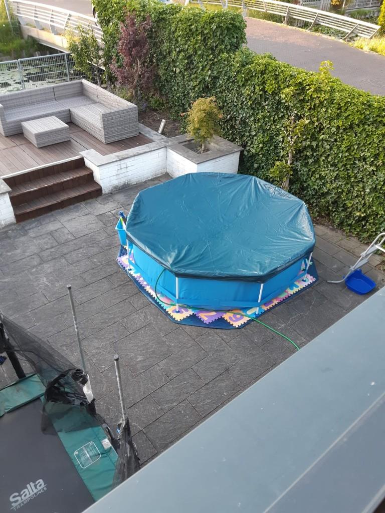 Avenli rond zwembad (3m x 76cm) met pomp en toebehoren, Ophalen, Gebruikt, Minder dan 80 cm, Rond