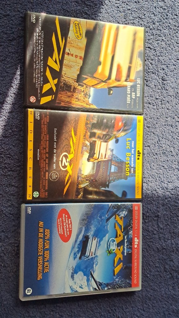 Taxi Trilogy, Cd's en Dvd's, Alle leeftijden, Ophalen of Verzenden, Zo goed als nieuw, Overige gebieden