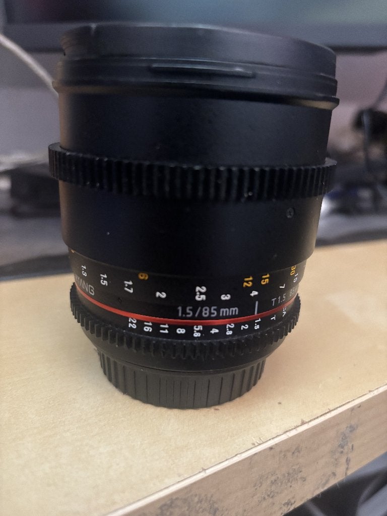 Samyang 85mm  T 1.5 voor canon, Gebruikt, 85 mm, Samyang, Ophalen of Verzenden
