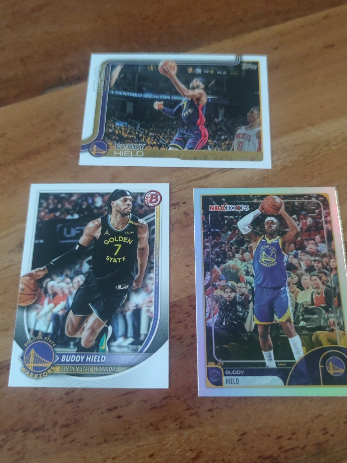 Buddy Hield - Golden State Warriors kaarten (3 stuks), Ophalen of Verzenden, Zo goed als nieuw