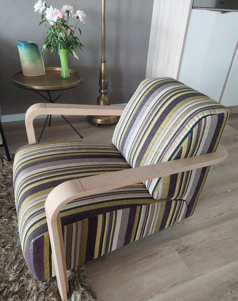 Leolux fauteuil, Ophalen, Gebruikt, 75 tot 100 cm, 75 tot 100 cm