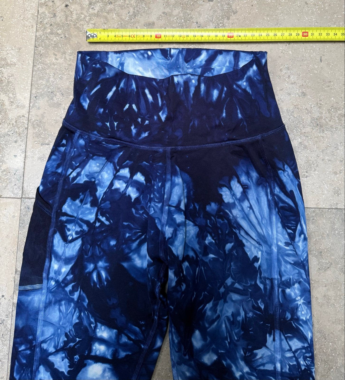 Adidas Parley Legging Blauw Tie-Dye - Maat  M, Kleding | Dames, Maat 38/40 (M), Verzenden, Blauw, Fitness of Aerobics
