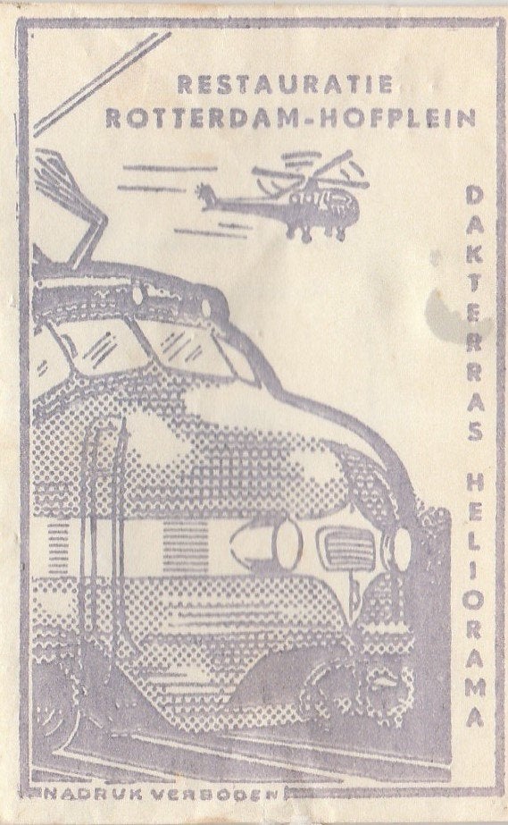 station Rotterdam Hofplein - hondenkop helikopter Heliorama, Ophalen of Verzenden