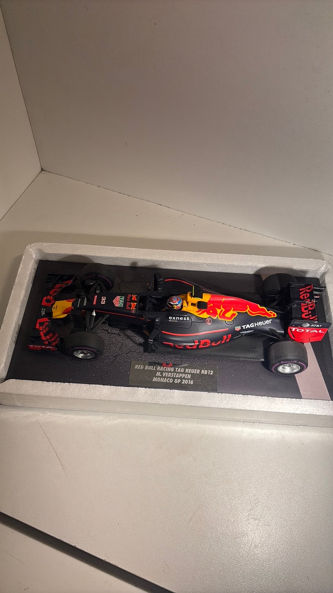 F1 red bull rb12 m.verstappen manaco 2016 minichamps 1.18, Ophalen of Verzenden, MiniChamps, A, A