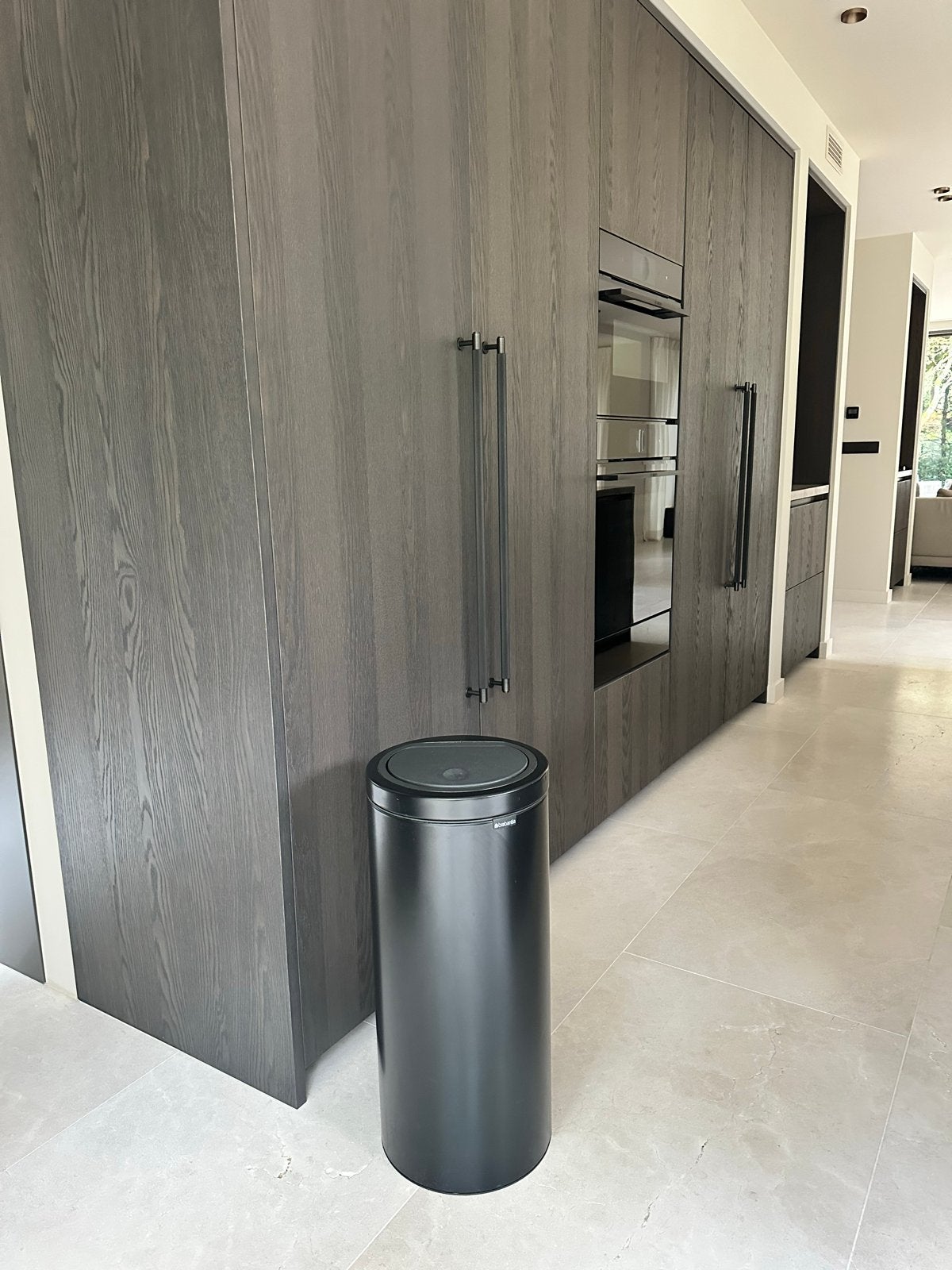 Brabantia Touch Bin 30liter - Mat Zwart Perfecte staat, Huis en Inrichting, Ophalen, 40 liter of meer, Zo goed als nieuw, 75 – 100