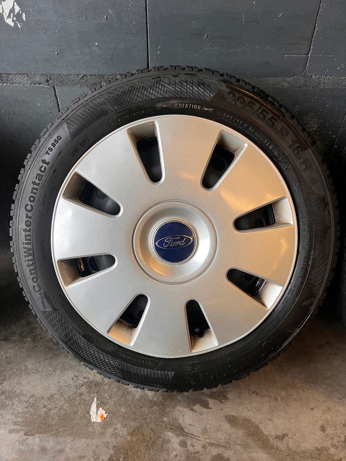 16" Originele Ford Focus Mondeo Winterset Continental, Auto-onderdelen, Gebruikt, Klanten@ford.com, Banden en Velgen, 1181VX