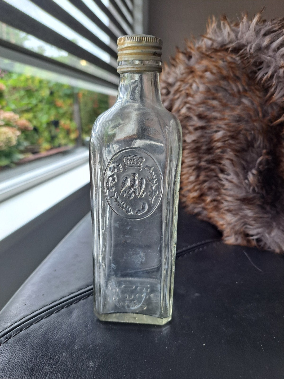glazen fles duits oud vintage, Ophalen