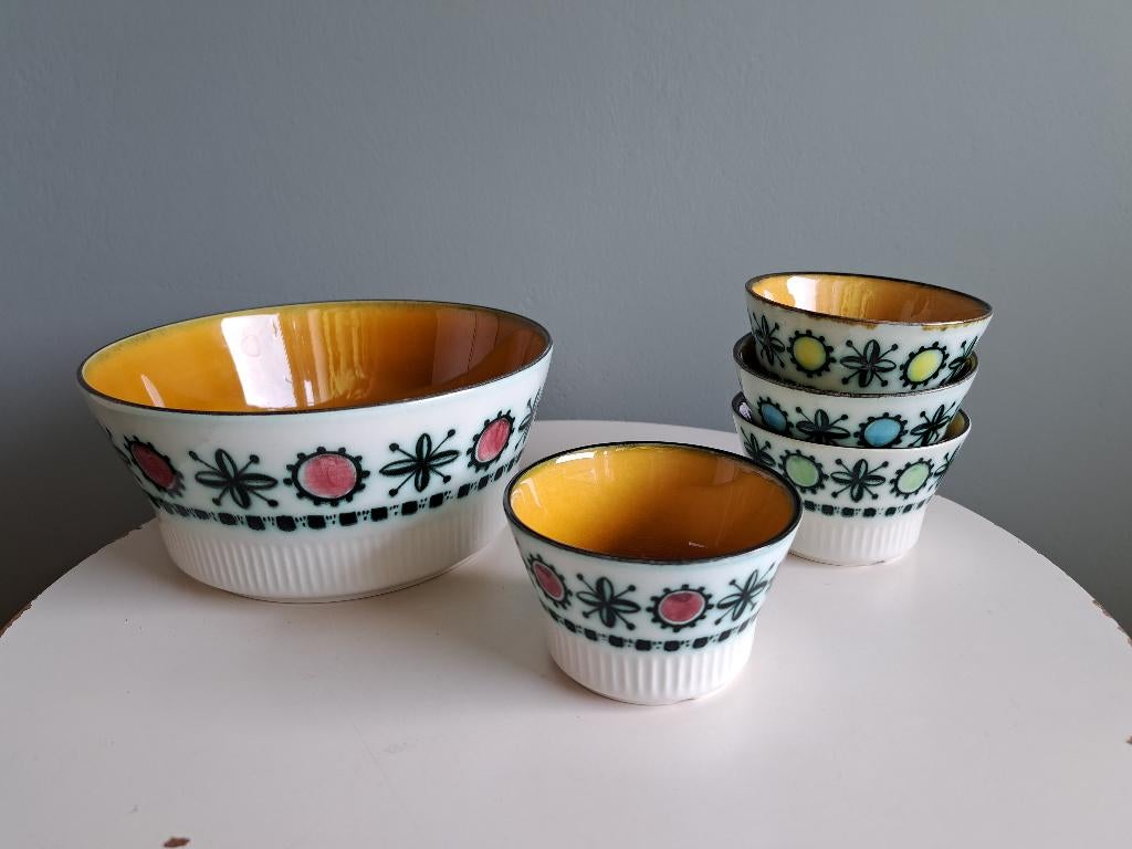 Goedewaagen ovenvaste schalen Landhuis - Sneeuwkristal, Antiek en Kunst, Ophalen
