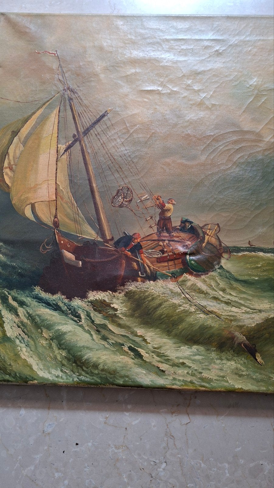 schilderij 19e eeuw, Antiek en Kunst, Ophalen