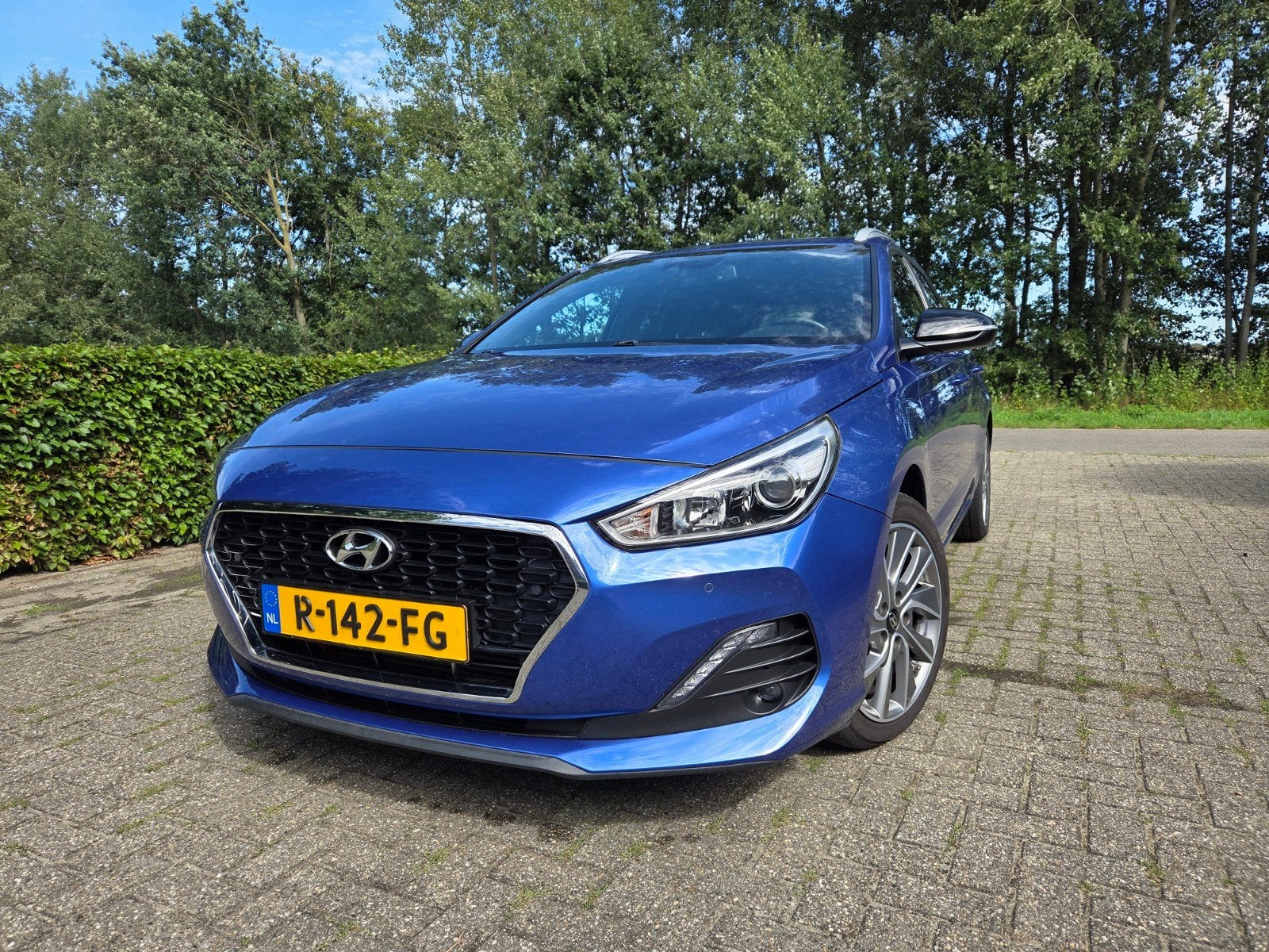 Hyundai i30 1.4 T-GDI Premium, Auto's, Voorwielaandrijving, 1353 cc, 4 cilinders, Blauw
