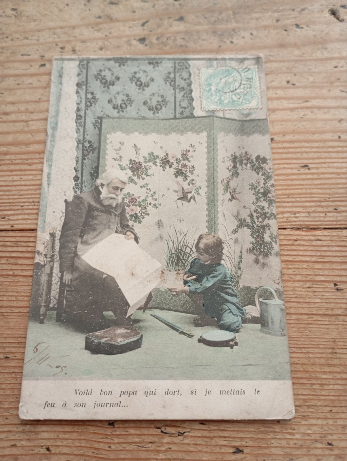 Vintage 1904 ansichtkaart Kattekwaad, Ophalen of Verzenden