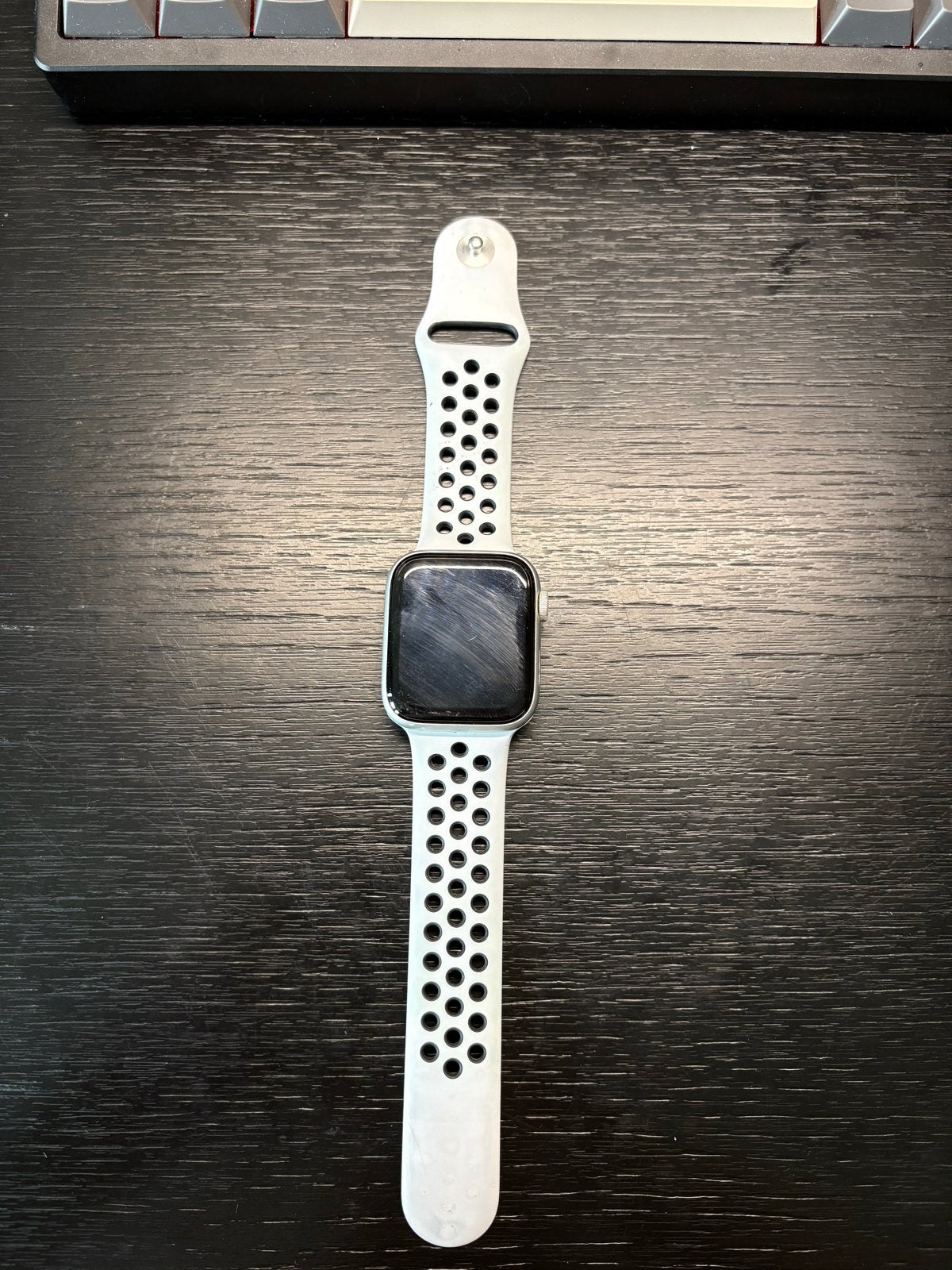 Apple Watch Nike Series 7, IOS, Ophalen of Verzenden, Waterdicht, Grijs