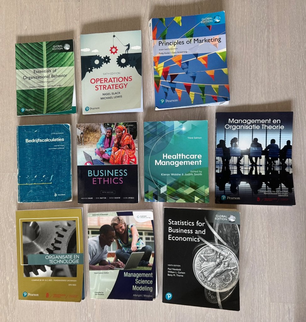 Bachelor Bedrijfskunde studieboeken, Diverse auteurs, WO, Gamma, Ophalen