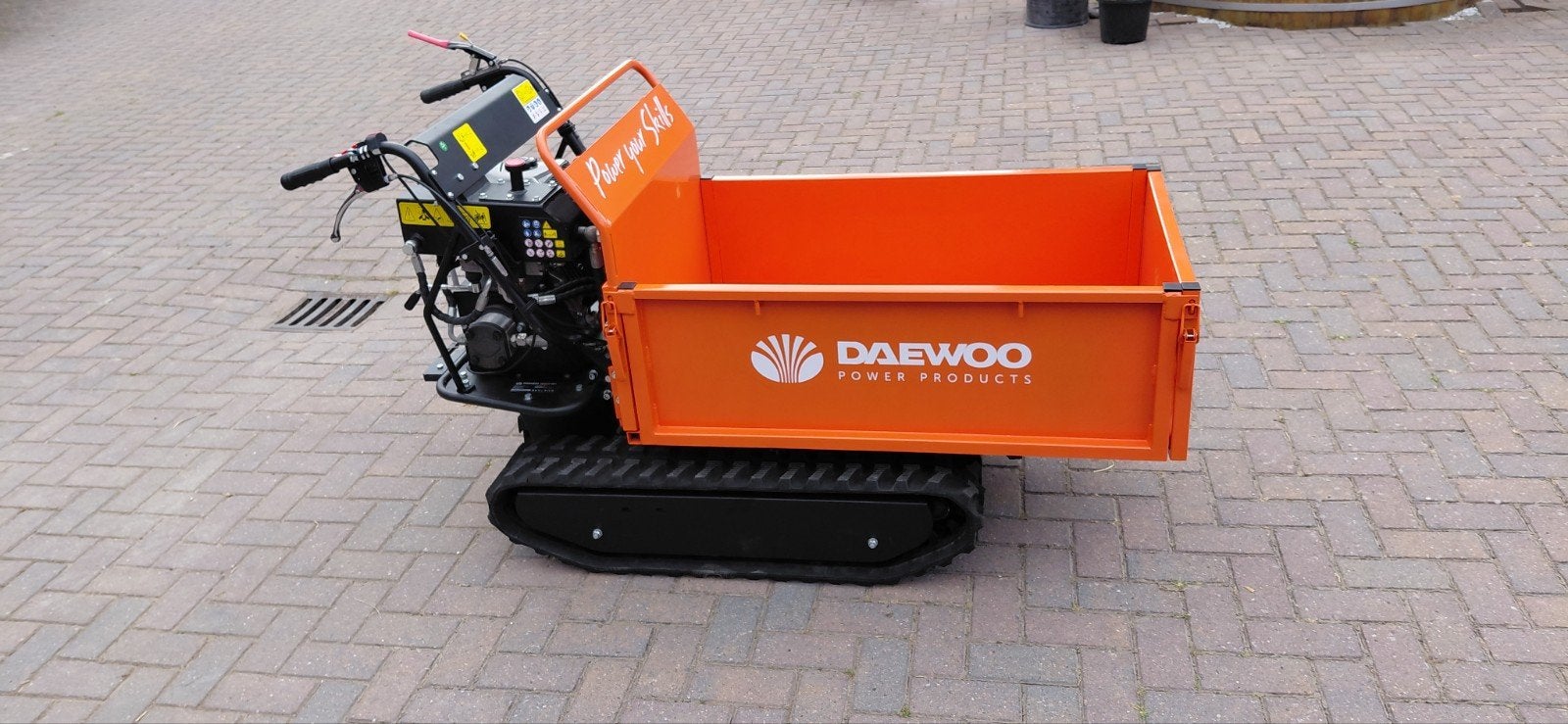 Rupsdumper 500 kg nieuw in kist benzine 9 pk, Zakelijke goederen, Machines en Bouw | Transport, Ophalen of Verzenden