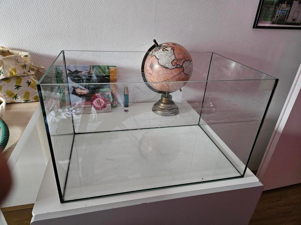 Aquarium 50x30x30 met toebehoren, Dieren en Toebehoren, Vissen | Aquaria en Toebehoren, Ophalen, Leeg aquarium