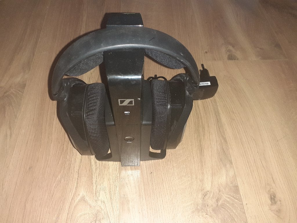 Sennheiser HDR TR 165 wireless hoofdtelefoon + basisstation, Ophalen, Gebruikt, Draadloos, Sennheiser