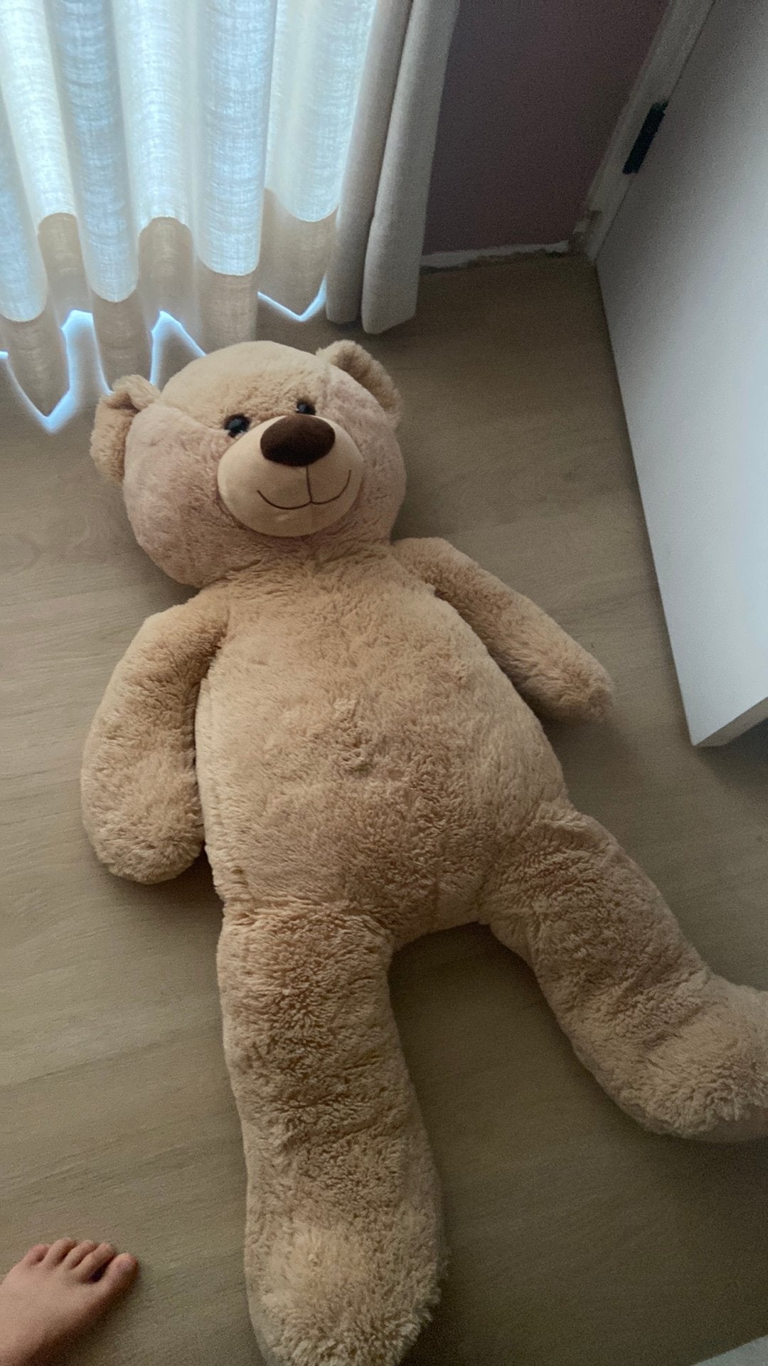 teddy beer, Kinderen en Baby's, Speelgoed | Knuffels en Pluche, Ophalen of Verzenden, Zo goed als nieuw, Beer