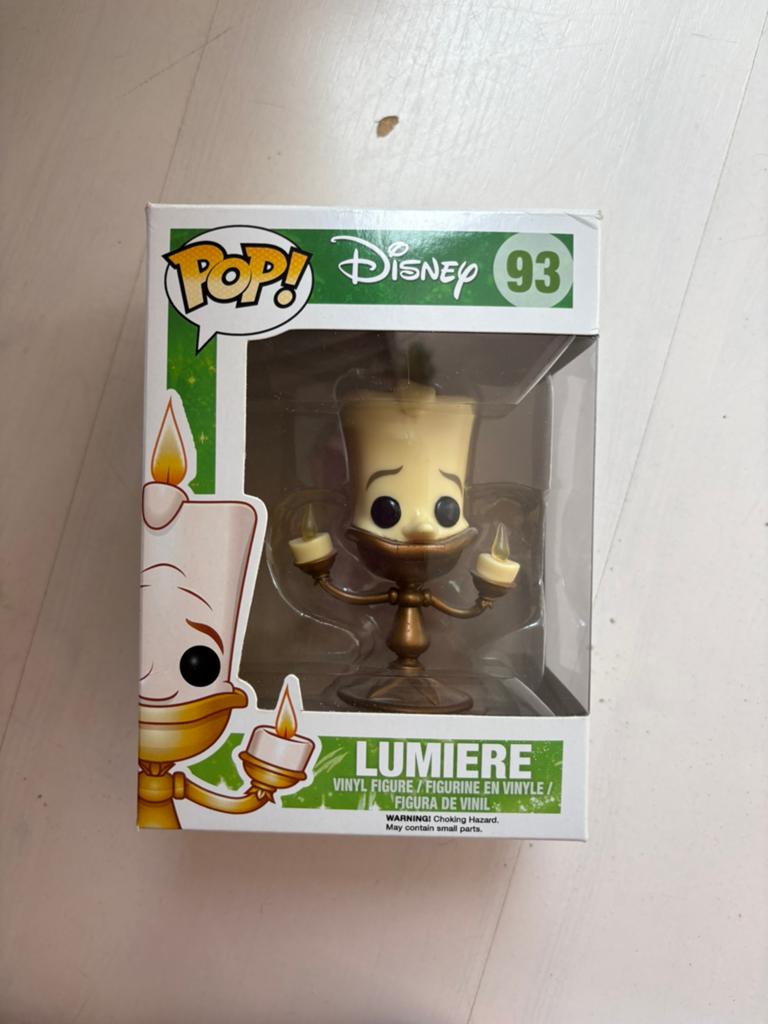 Funko Pop Disney Lumiere, Ophalen of Verzenden, Zo goed als nieuw